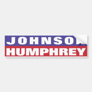 Autocollant De Voiture Adhésif pour pare-chocs 1964 de Johnson Humphrey
