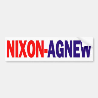 Autocollant De Voiture Adhésif pour pare-chocs 1968 de Nixon Agnew