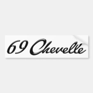 Autocollant De Voiture Adhésif pour pare-chocs 1969 de Chevelle