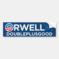Adhésif pour pare-chocs 1984 d'Orwell