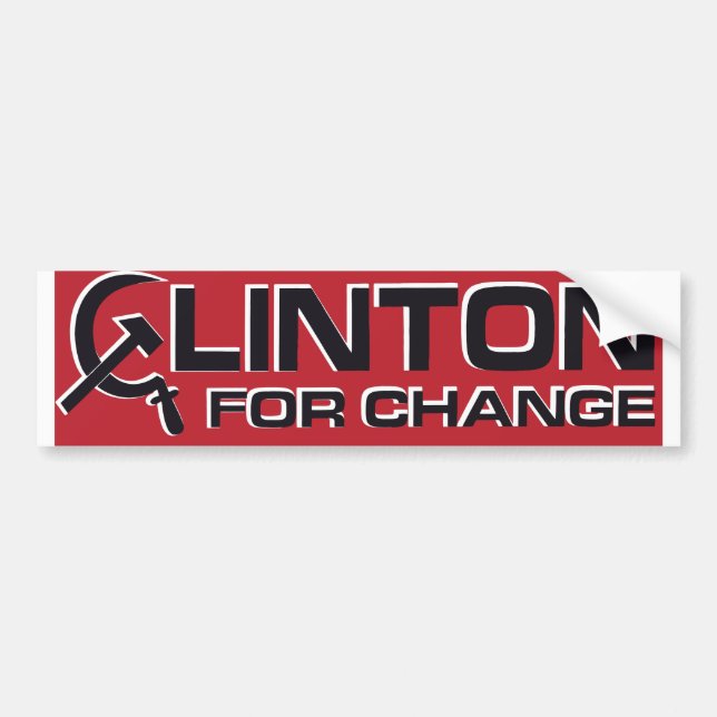 Autocollant De Voiture Adhésif pour pare-chocs 1992 d'Anti-Clinton (Devant)