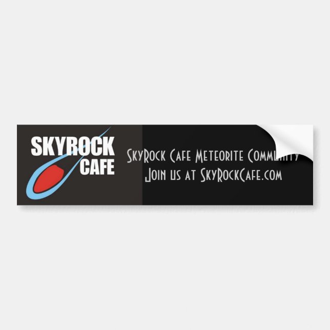 Autocollant De Voiture adhésif pour pare-chocs 1 de skyrock (Devant)
