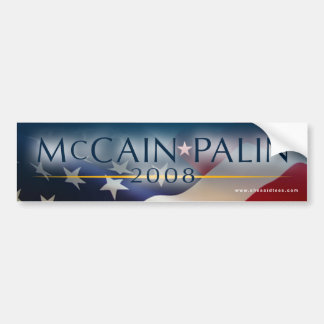 Autocollant De Voiture Adhésif pour pare-chocs 2008 de McCain Palin