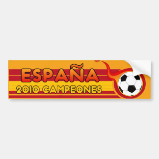 Autocollant De Voiture Adhésif pour pare-chocs 2010 du football d'Espana