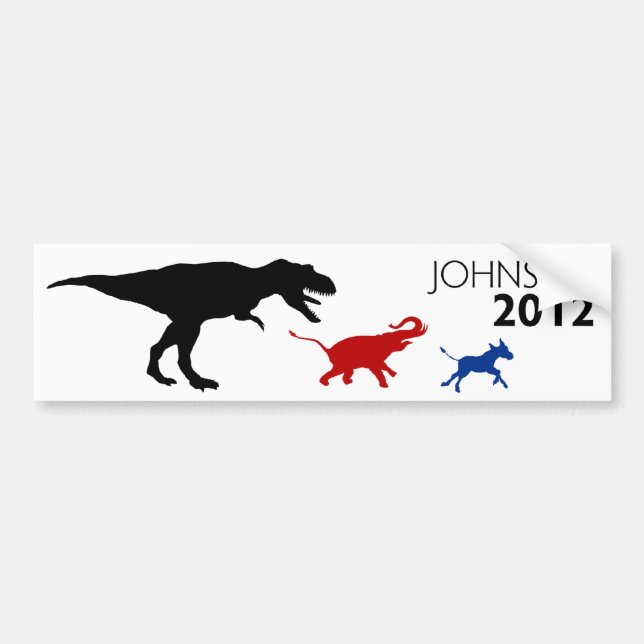 Autocollant De Voiture Adhésif pour pare-chocs 2012 de Gary Johnson (Devant)