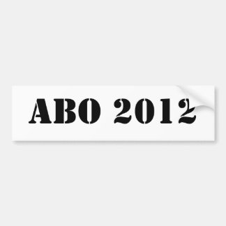 Autocollant De Voiture Adhésif pour pare-chocs 2012 de QUICONQUE MAIS