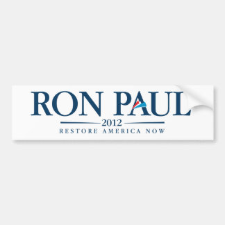 Autocollant De Voiture Adhésif pour pare-chocs 2012 de Ron Paul