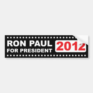 Autocollant De Voiture Adhésif pour pare-chocs 2012 de Ron Paul
