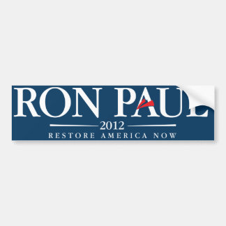 Autocollant De Voiture Adhésif pour pare-chocs 2012 de Ron Paul