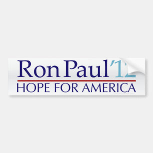 Autocollant De Voiture Adhésif pour pare-chocs 2012 de Ron Paul