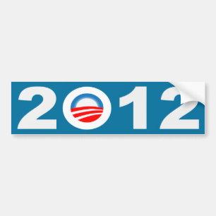 Autocollant De Voiture Adhésif pour pare-chocs 2012 d'icône d'Obama