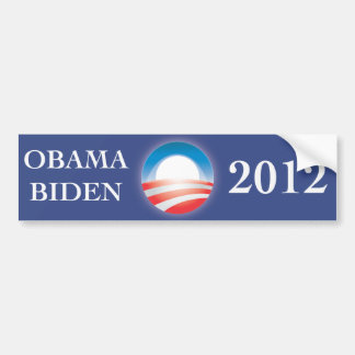 Autocollant De Voiture Adhésif pour pare-chocs 2012 d'Obama et de Biden