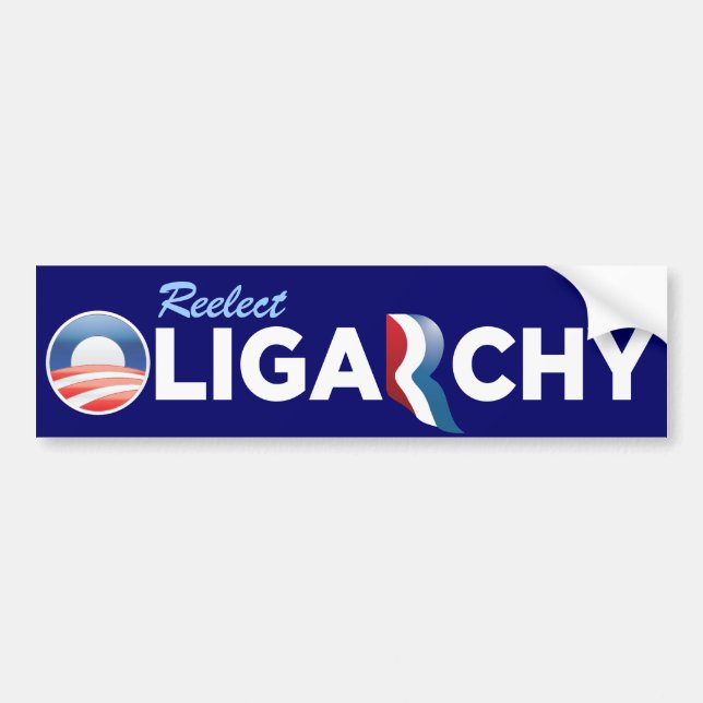 Autocollant De Voiture Adhésif pour pare-chocs 2012 d'oligarchie (Devant)