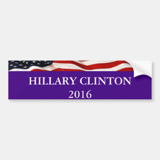 Autocollant De Voiture Adhésif pour pare-chocs 2016 de Hillary Clinton