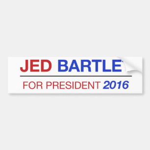 Autocollant De Voiture Adhésif pour pare-chocs 2016 de JED BARTLET !