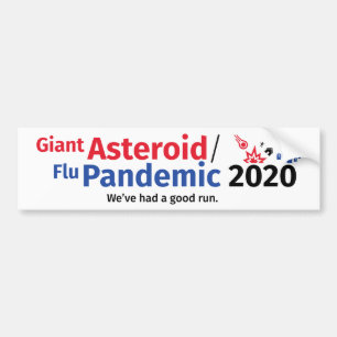 Autocollant De Voiture Adhésif pour pare-chocs 2020 géant de pandémie