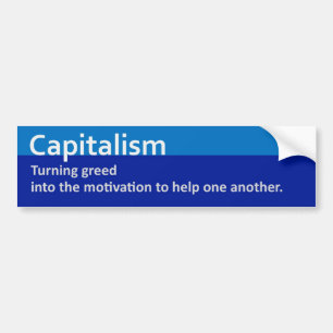 Autocollant De Voiture Adhésif pour pare-chocs 2 de capitalisme