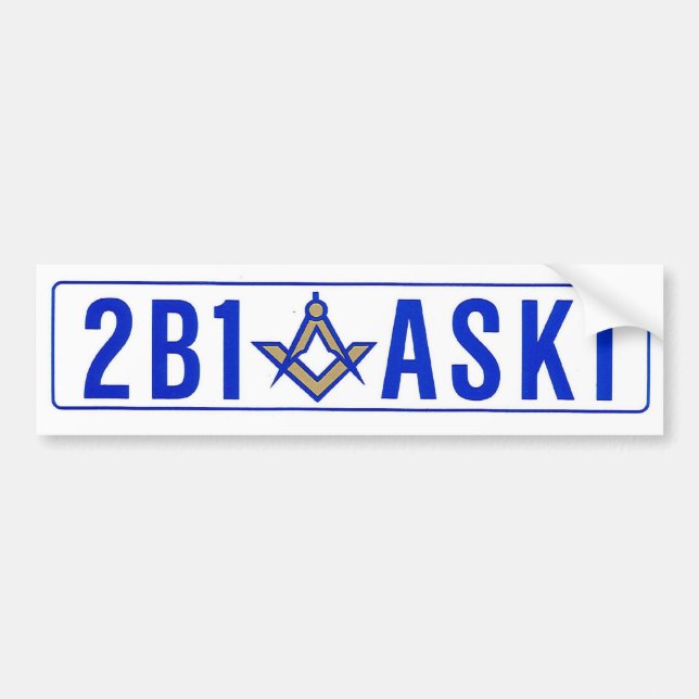 Autocollant De Voiture Adhésif pour pare-chocs - 2B1 ASK1 (Devant)