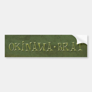 Autocollant De Voiture Adhésif pour pare-chocs #5 de gosse de l'Okinawa