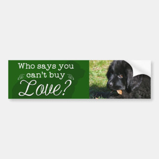 Autocollant De Voiture Adhésif pour pare-chocs adorable de Newfie !