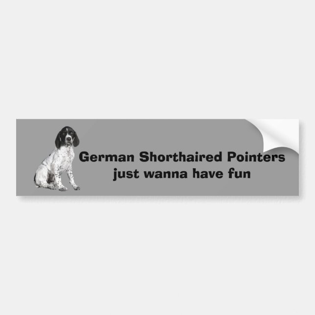 Autocollant De Voiture Adhésif pour pare-chocs allemand de chiot (Devant)