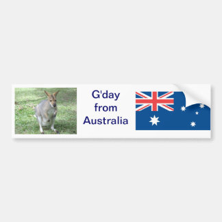 Autocollant De Voiture Adhésif pour pare-chocs australien de G'day de