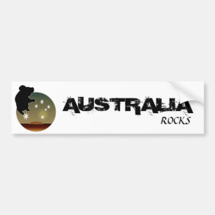 Autocollant De Voiture Adhésif pour pare-chocs australien d'icône de