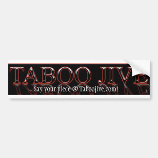 Autocollant De Voiture Adhésif pour pare-chocs bidon de tabou