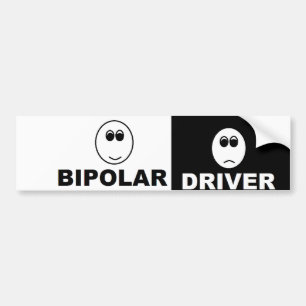 Autocollant De Voiture Adhésif pour pare-chocs bipolaire de conducteur