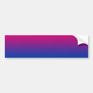 Autocollant De Voiture Adhésif pour pare-chocs bisexuel de drapeau