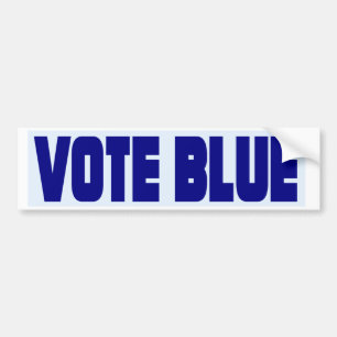 Autocollant De Voiture Adhésif pour pare-chocs bleu de vote pour