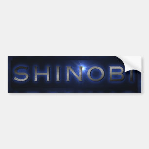 Autocollant De Voiture Adhésif pour pare-chocs bleu d'éclat de Shinobi