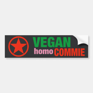 Autocollant De Voiture Adhésif pour pare-chocs coco homo végétalien