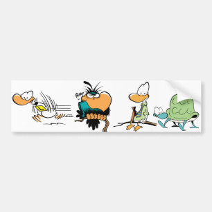Autocollant De Voiture Adhésif pour pare-chocs comique d'animaux de