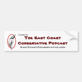 Autocollant De Voiture Adhésif pour pare-chocs conservateur de Podcast de