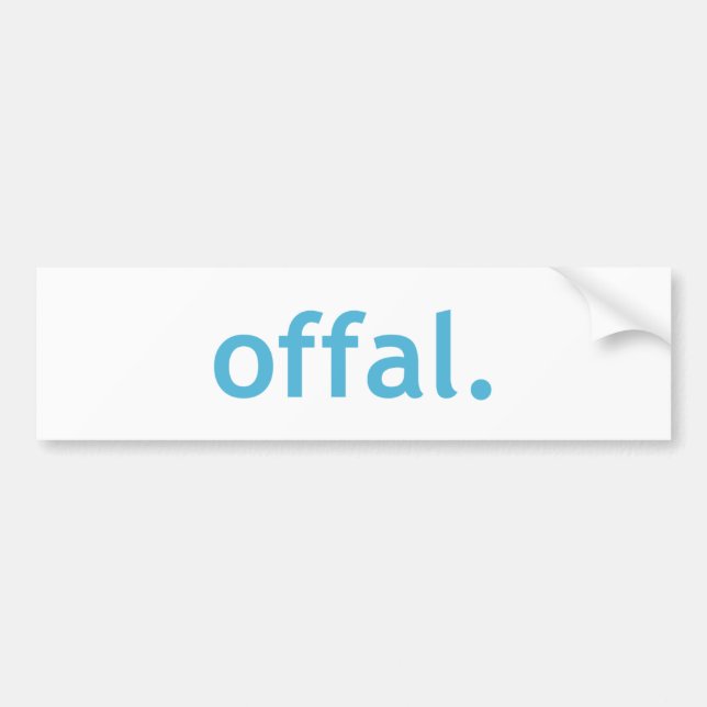 Autocollant De Voiture Adhésif pour pare-chocs d'abats (Devant)