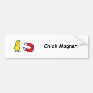 Autocollant De Voiture Adhésif pour pare-chocs d'aimant de poussin