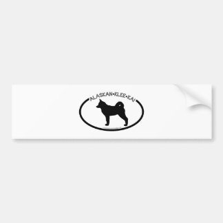 Autocollant De Voiture Adhésif pour pare-chocs d'Alaska de noir de