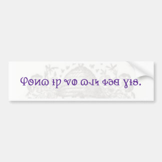 Autocollant De Voiture Adhésif pour pare-chocs d'alphabet de Deseret