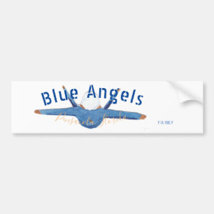 Autocollant De Voiture Adhésif pour pare-chocs d'ange bleu