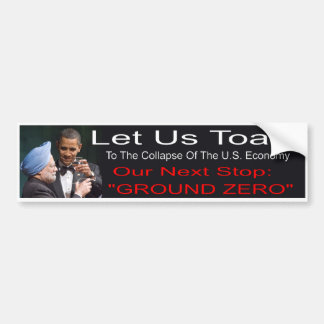 Autocollant De Voiture Adhésif pour pare-chocs d'Anti-Obama