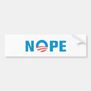 Autocollant De Voiture Adhésif pour pare-chocs d'Anti-Obama