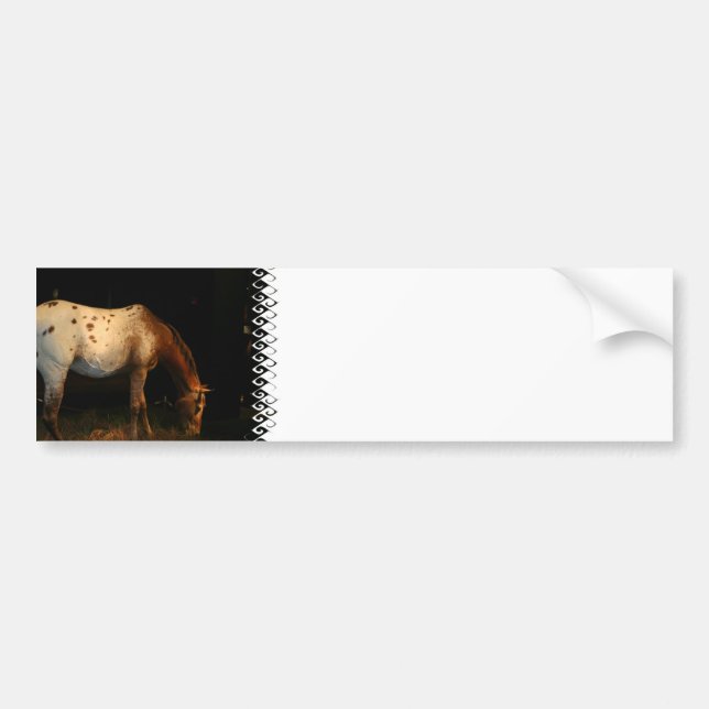 Autocollant De Voiture Adhésif pour pare-chocs d'Appaloosa (Devant)