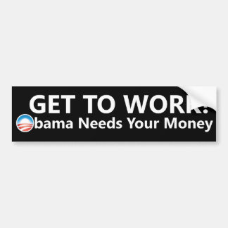 Autocollant De Voiture Adhésif pour pare-chocs d'argent d'Obama