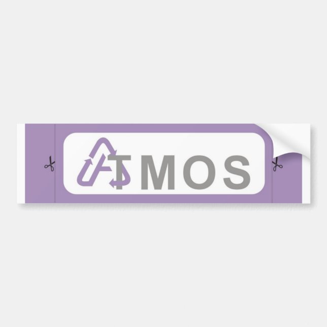 Autocollant De Voiture Adhésif pour pare-chocs d'atmosphère (Devant)