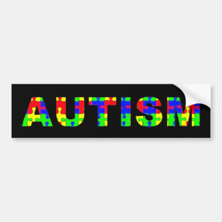 Autocollant De Voiture Adhésif pour pare-chocs d'autisme