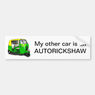Autocollant De Voiture Adhésif pour pare-chocs d'AUTORICKSHAW
