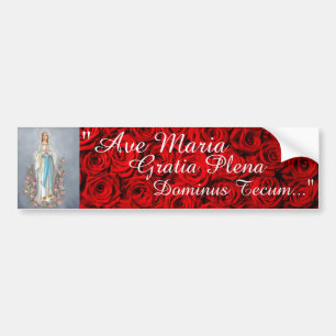 Autocollant De Voiture Adhésif pour pare-chocs d'avenue Maria