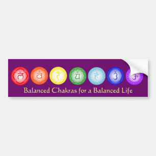 Autocollant De Voiture Adhésif pour pare-chocs de 7 Chakras