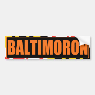 Autocollant De Voiture Adhésif pour pare-chocs de "Baltimoron"